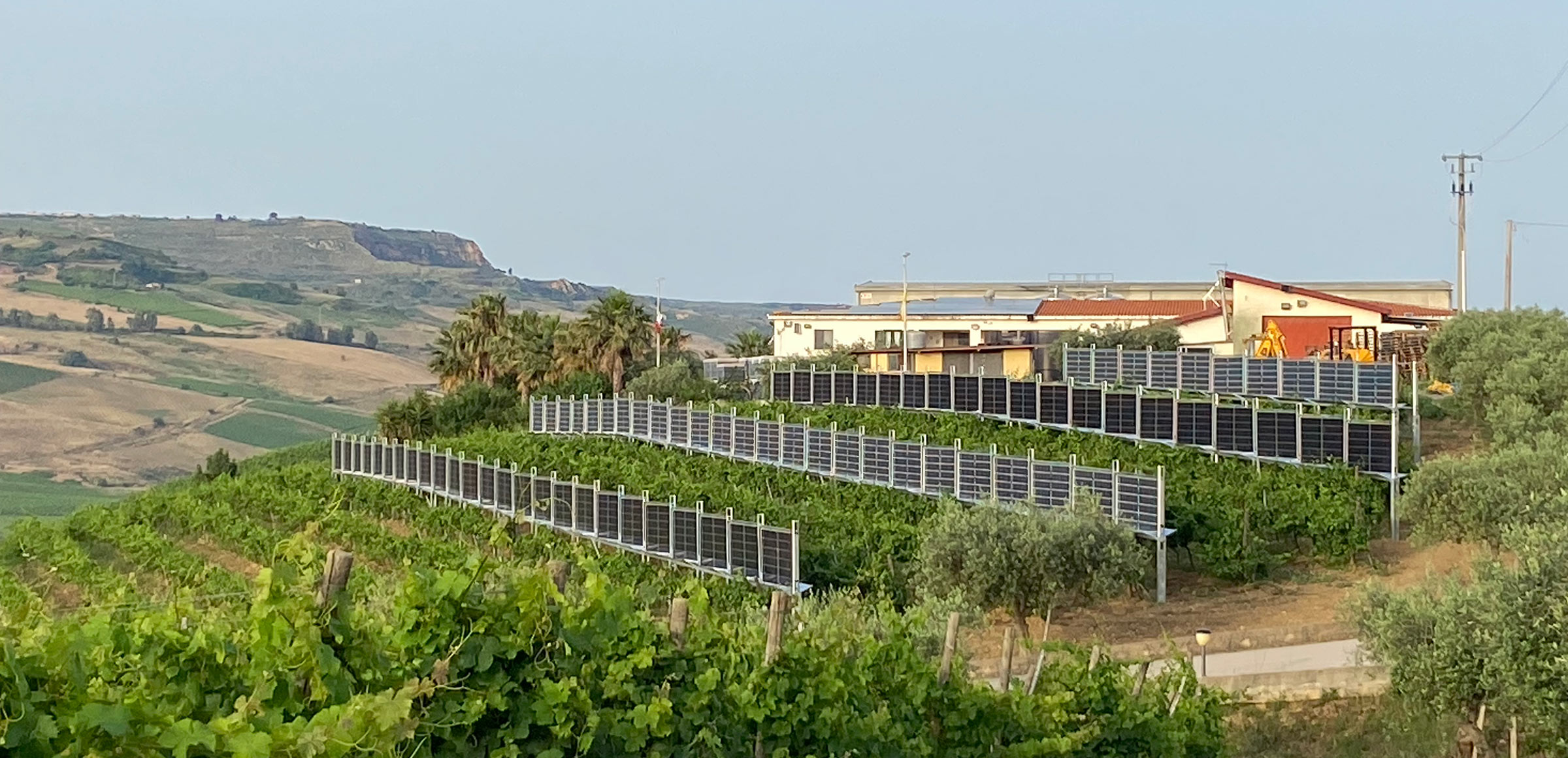 Agrivoltaico impianto 44 kwp Salaparuta (fonte: enelgreenpower.com)